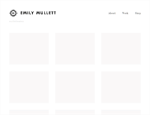 Tablet Screenshot of emilymullett.com